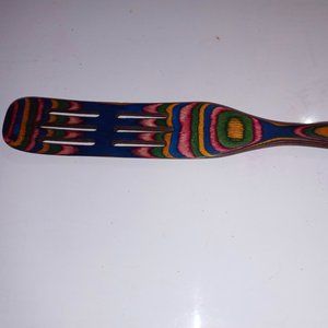 ISLAND BAMBOO PAKKAWOOD SPURTLE (RAINBOW)